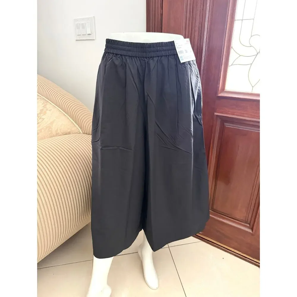 Uniqlo Nylon Culottes in Black